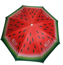 Milani Home s.r.l.s. Ombrellone Spiaggia Poliestere UV 200/32 Decoro Anguria E Fenicottero
