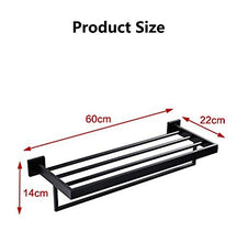 ZGF Bagno Rack Towel Rack, Supporto del tovagliolo fissato al Muro, 24 Pollici, SUS 304 in Acciaio Inox YaHei dipingere finito