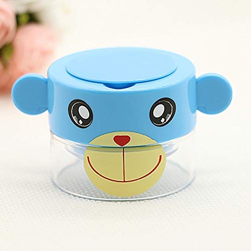 BGSFF Pratico smerigliatrice per Tablet per polverizzatore di Pillole per Cartoni Animati Facile da schiacciare Le Pillole Frantumatore per taglierine e Supporto per Tablet (Colore: E bl