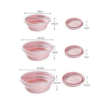 Contenitori Folding Lavabo-Portatile da Bambini Domestici di plastica telescopico del Silicone Lavabo Wagon dell'Acqua (Size : L)