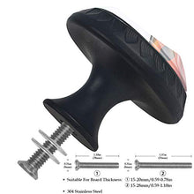 coccinella 4 PCS Pomelli per Porta, Pomolo per Mobile, Pomelli per Mobili con Viti, Maniglia per Armadietto, Pomelli per Porta, Pomelli per Cassetti per Porta, Armadio, Cassetto e Credenza