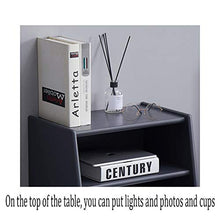 WGZ- Comodino Camera Locker, Camera da Letto Comodino, Soggiorno Locker, Living Room Divano Fianco del Mobile (Color : Gray)