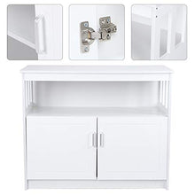 Pissente Armadio da Cucina con Ante Doppie, Mobiletto Sottolavandino in MDF Armadietto Sotto Lavabo Mobili a Terra Cucina con Doppia Anta 98x44x80 cm