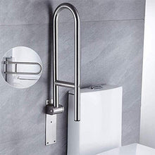 Maniglioni da bagno Non Slip pieghevole Supporto maniglia Ferroviaria, Bagno corrimano sedia a rotelle Anziani WC maniglia di sicurezza di slittamento disabili Gestire le donne incinte Accessori da ba