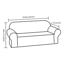 Lirex Copridivano Elasticizzato, 1 Pezzo Jacquard Tinta Unita Copridivano Elastico 3 Posti, Morbido Copridivani Copri Divano Sofa Cover Salvadivano 3 Posti per Divano, Lavabile in Lavatrice