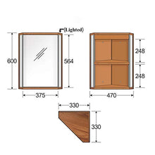 Specchi per il trucco a parete Specchio a parete per bagno con led Specchio per bagno con illuminazione a doppio strato da 5 mm Armadietto con 2 scomparti e interruttore a pulsante, Specchio per