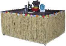 Tavolo da Picnic all'aperto Hawaii Picnic Skirt da Tavolo Home Tavolo Gonna Dance Gonna da Tavolo PP Tavolo da Tavolo Gonna in plastica Plastica Skirt (Colore: Rosso L276xH75 cm) BBQ Party Table