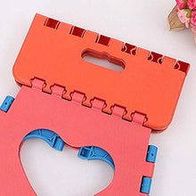 Tastak Sgabello Bambini Portatili, Adulto Pieghevole in plastica Piccolo Sgabello di Pesca Esterna Sgabello Panca Piazza Cute Cartoon, Red Blue Garden Bagno Prato Antiscivolo Sgabello