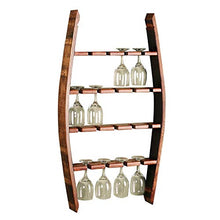 Elegante Scaffale per Vino Portabottiglie Portabottiglie da Parete in Legno con Portabottiglie, HJJ
