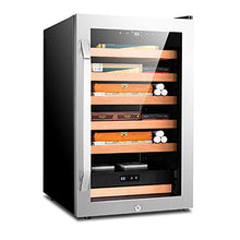 Armadio per Sigari A Temperatura Costante Intelligente per La Casa Humidor per Sigari da Ufficio Mensola in Legno di Cedro Sistema di umidità Intelligente (Color : Black, Size : 45x52.5x72.5cm)