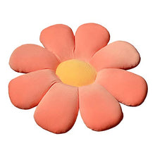 DIELUNY Cuscino per sedie con Fiori di Margherita, Cuscino Traspirante Papasan per Pavimento Cibo per Interni per Esterni Imbottiti Imbottiti per sedili-Rosa dia60cm (24 Pollici)