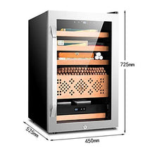 Smart Cigar Cabinet Cigar Humidor Temperatura E umidità Costanti Legno di Cedro Nudo Home Living Room Office Cigar Cabinet può Contenere 400 Sigari (Color : Gray, Size : 45 * 52.5 * 72.5cm)