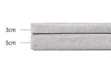GGoty - Cuscino per panca da 3/5 cm, per interni ed esterni, 2 3 posti, 100/120/150 cm, per sala da pranzo, cucina, patio (100 x 30 x 5 cm, grigio)