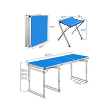 WNN-URG Outdoor Tavolo e sedie Folding Set 2 Portable di Campeggio di Picnic Tabella Buffet Mercato Wedding Garden Party Auto al Coperto URG (Color : Green)
