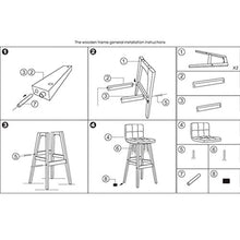 HLL Sedie, Sgabelli multifunzionali in legno per la casa, Sgabello alto antiscivolo impermeabile in tessuto PU spesso Stile nordico,Nero