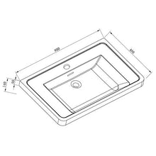 Mobile da bagno SMILE 800 - giglio bianco - Senza specchio, Senza colonna sospesa, Senza colonna sospesa