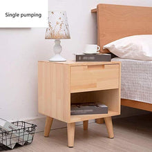 MMWYC Comodino all'Ingrosso della Famiglia Pine Addensare Locker di pompaggio da Terra Multifunzione Storage Box Camera Studio (Color : Wood Color)