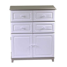 Vacchetti Olimpia Mobiletto, Legno, Bianco, Grande
