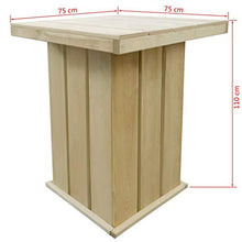 SKM Set da Pranzo da Giardino 5 pz in Legno di Pino Impregnato (92kg)