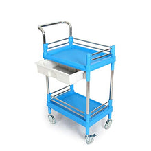 Carrello medico Del Carrello，Scorri con I Veicoli Dell'Attrezzatura Dell'Assemblea dei Cassetti Mano Dell'Assemblea di Doppio Strato Dell'Ufficio di Bellezza