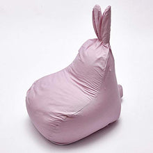 JIAHENGY Posti per Bambini Imbottito e Rivestito，Divano per Bambini, Divano Imbottito per Bambini, Comoda Sedia per Bambini con Orecchie di Coniglio-Rosa