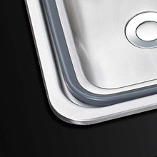 CHENSHJI Stainless Steel Kitchen Sink Stretching Singolo Depressione Grande Drenaggio Lavello Lavabo Espandibile in Acciaio Inox Lavello in Acciaio Inox (Color : Silver, Size : 78x48cm)