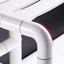 Sgabello per Doccia Sgabello da doccia Sedia da doccia Sgabello da bagno Sedia da bagno Sedia da bagno Sgabello a pedale multifunzione multifunzione Sgabello Plastica e acciaio inox (34x32x43cm) Sedia
