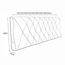 WENZHE Cuscino Testiera Letto Cuscini Lettura Capezzale, Schienale Cuscino Lombare Prevenzione Collisioni, Usato per Camera Letto Caffetteria, Personalizzabile (Color : B-Brown, Size : 90x60x12cm)