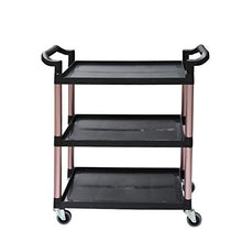 Carrello Di Servizio - Carrello Di Stoccaggio Carrello Di Servizio Per Capacità Di Carico 165 Libbre,Carrello Per Impieghi Gravosi Multiuso - 3 Scaffale Carrello Di Servizio E Carrello Di Utilità,1