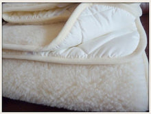100% in Lana Merinos Mattress Topper Super King coprimaterasso 180 x 200 cm,