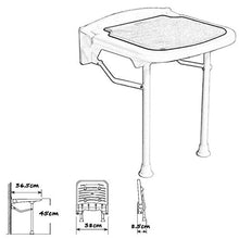 Z-SEAT sgabelli da Doccia Sgabelli da Doccia Pieghevoli a Parete Sgabello da Doccia a Parete Sgabello Scarpe da Cambio Pieghevoli Sgabello per Anziani/disabili Sedia Anti
