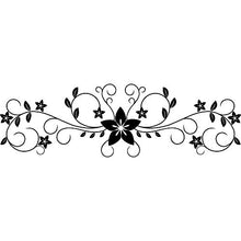 Adesivi per testiera del letto, T-MK322, 42 x 140 cm, colore: Nero