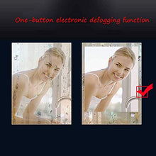 Specchio Specchio retroilluminato per Bagno con Illuminazione a LED Grande, Specchio Rettangolare Senza Cornice, Angolo retto 500x700 mm