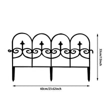 Recinzione del Giardino più Nuovo di Stile retrò, 5pcs Paesaggio Ruggine Proof Plastic Decoration Garden Border Border, Design con antigelo Fences Protective Fences Barriera Bordatura per Fiore