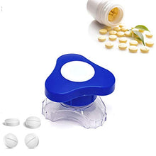 EXCEART 2Pcs Pillola Frantoio Pillole Smerigliatrice Pillole Compresse di Vitamine Polverizzatore Frantumazione Scatola di Immagazzinaggio Pillola Macchina per Viaggio Tour di Viaggio