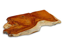 Kinaree Lavabo in legno di radice di teak – 100 cm in legno massiccio in stile rustico per un eccezionale spazio di lavaggio in bagno
