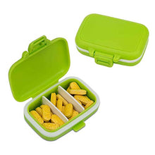 XLKJ 4 Pezzi Portapillole Tascabile Giornaliero,Mini Portapillole Settimanale Mini Box per Pillole