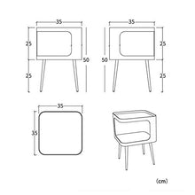 Comodino GCX- comodino camera da letto armadietto, comodino camera da letto, armadio soggiorno, divano laterale moda (colore rosso)