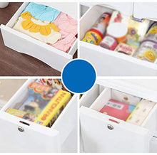XU-zgang baby armadio, giocattolo di plastica Abbigliamento finitura armadietto bagno Toeletta Cassettiera scatola di immagazzinaggio, 58 * 40 * 112CM Scatola di immagazzinaggio multistrato