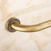 Maniglioni da Bagno Antico Doccia Vasca da Bagno corrimano Parete Appeso Spesso Bagno retrò Maniglia Bronzo Accessori da Bagno (Size : 38cm)