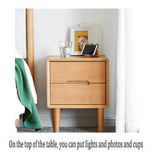 GXT WGZ- Comodino Camera Locker, Camera da Letto Comodino, Soggiorno Locker, Living Room Divano Fianco del Mobile (Color : Wood Color)