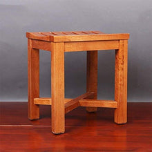 Sgabello da bagno in legno massello sgabello sgabello sgabello impermeabile in legno sgabello sgabello sgabello Anziani sgabello antiscivolo sgabello quadrato di sicurezza