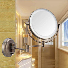 Specchi per Montaggio a Parete 3X Interruttore dimmer ingrandente Hotel Bagno da Barba Specchio cosmetico Specchi da Parete con Bracci Pieghevoli Doppi