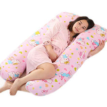 Gravidanza a forma di U cuscino stampato completa di maternità corpo Nursing Cuscino alta cotone elasticizzato sostituibile e lavabile for dormire in gravidanza e allattamento, 06,120x65cm Huangwei721