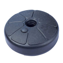 Base per ombrellone, Base per ombrellone a colonna centrale, Base per ombrellone da giardino circolare in plastica per iniezione d'acqua, Base per ombrellone da esterno Supporto per ombrellone rotondo