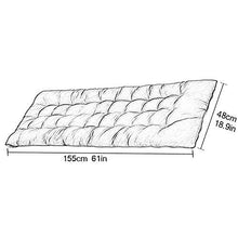 eewopjkj Cuscino per Lettino Supporto per Schienale Alto Addensare Cuscino per Sedia Relax Extra-Large Cuscino reclinabile Cuscini per Sedia a Dondolo Cuscini da Giardino-Viola 48x155 cm