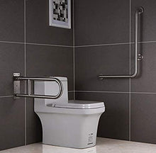 Maniglioni da Bagno Bagno corrimano a Parete, Servizi igienici Pieghevole Antiscivolo Sicurezza corrimano disabili Donne anziane in Stato di Gravidanza Accessori da Bagno