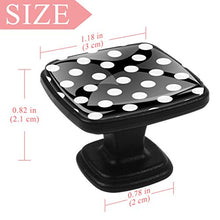 Immagine del cerchio Pomelli per Porta Set di 4 Pomelli per Mobili Manopole per Cassetti Cucina Armadio Vetro