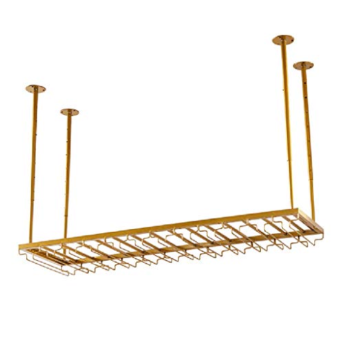 ZYLZL Portabottiglie, Bar, Ristorante, Appeso, Portabicchieri da Vino, Portabicchieri da Ripiano Portabottiglie Portabottiglie Multifunzionale Cassettiera Organizzatore per Bicchieri da Vino,100X35 c