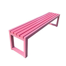 Terrazza parco panchina da giardino resto fila sedie, Panca da esterno in metallo in legno massello 2-3 posti, Sedia da veranda resistente alle intemperie per mobili da terrazza/balcone